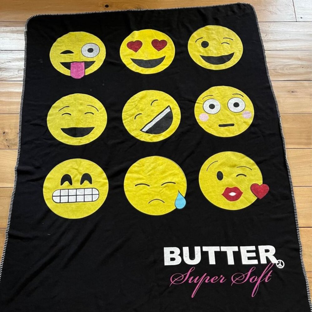 Emoji Throw Blanket by Butter